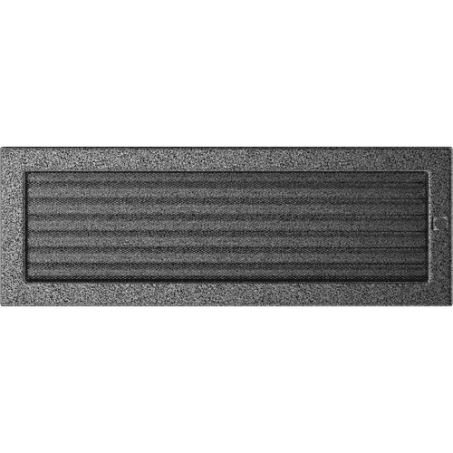 Vent Cover 17x49 black and silver with blinds