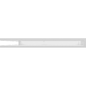 Kratka wentylacyjna kominkowa LUFT narożny lewy 76,6x54,7x6 Slim