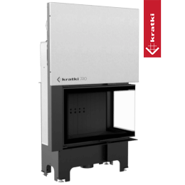 Stålpeis KRATKI VNP 810/410 14 kW Ø 200 Oppløftbar sort termotek
