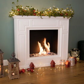 portal Bioethanol fireplace MARCH TÜV white