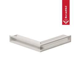 Eck-Lüftungsgitter LUFT 56x56x9 Kaschmir