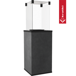 Terrassenheizer Patio Mini Quarzsinter Blend Nero automatische Steuerung 8,2kW