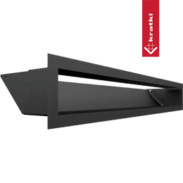 Rejilla de ventilación LUFT 9x60 negro mate Slim