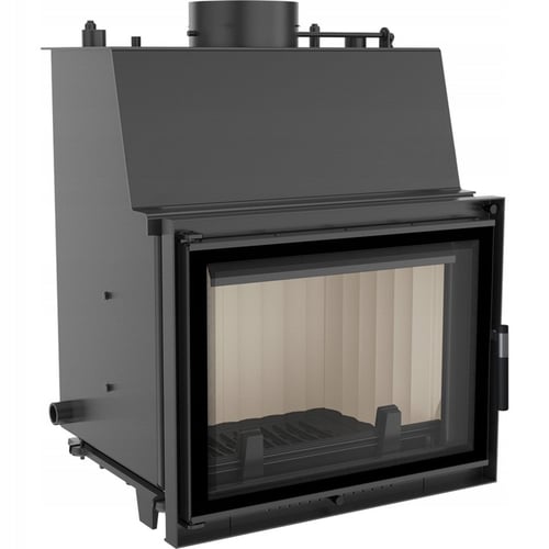 Water heating fireplace ZUZIA DECO 12 kW Ø 200 installation kit