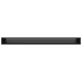 Kratka wentylacyjna kominkowa LUFT 9x100 czarna