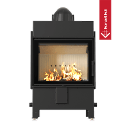 Chimenea de leña de acero KRATKI LUCY 12 kW Ø 200