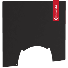 Steel log burner HATI hearth plate