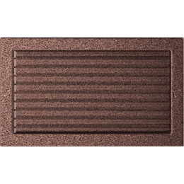 Ventilācijas vāks 22x37 vara ar žalūzijām