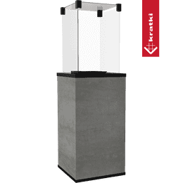 Terrassenheizer Patio Mini Quarzsinter Naturali Grigia manuelle Steuerung 8,2kW