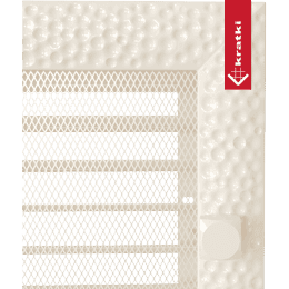 Lüftungsgitter VENUS 22x30 Creme Jalousie