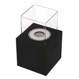 Bioethanol Kamin Freistehend TOWER MINI schwarz