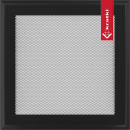 Kratka wentylacyjna kominkowa Oskar 22x22 czarna