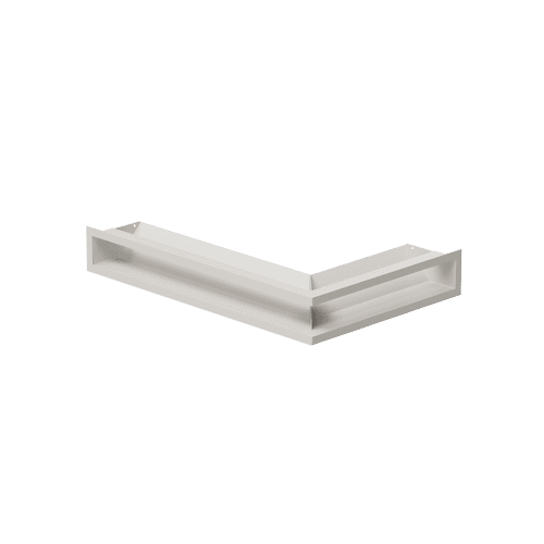 Eck-Lüftungsgitter LUFT links 60x40x9 Kaschmir Slim