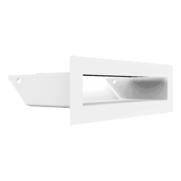 Ventilācijas vāks LUFT 6x20 balts Slim