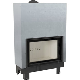 Steel fireplace MBO 15 kW Ø 200 Lift-up self closing door
