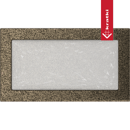 Ventilkåpa 17x30 svart och guld