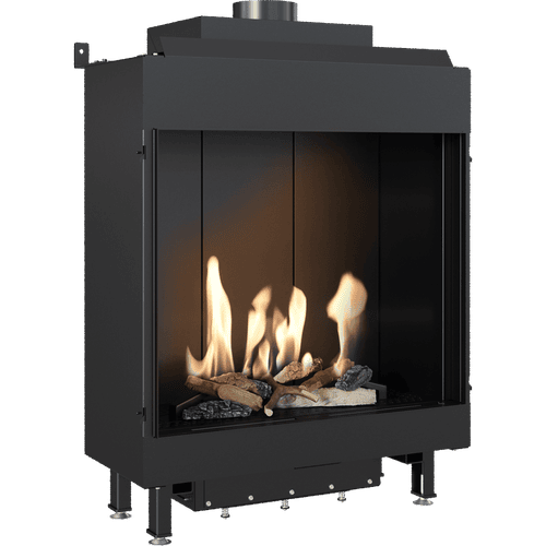 Kominek gazowy KRATKI LEO 62 frontowy gaz ziemny (NG) ∅ 100/150 kW