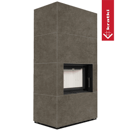 Chimenea modular KRATKI FLOKI BOX 8 kW Ø 160 Sinter de cuarzo FOKOS PIOKRATKI MBO