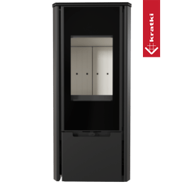Plieninė malkinė krosnelė KRATKI ENYO Ø 150 8 kW