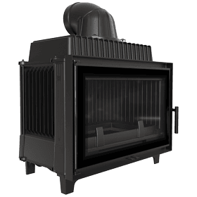 Cast iron fireplace FRANEK DECO 14 kW Ø 200