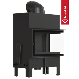 <span>Chimenea de aire FLOKI M derecha con termotec negro y cierre.</span>