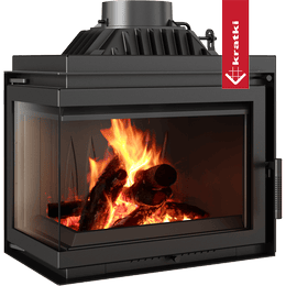 Kominek powietrzny żeliwny KRATKI SIMPLE lewy BS 8 kW Ø 150