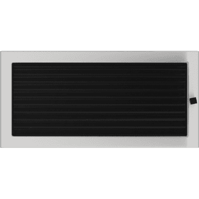 Vent Cover 22x45 polished with blinds
