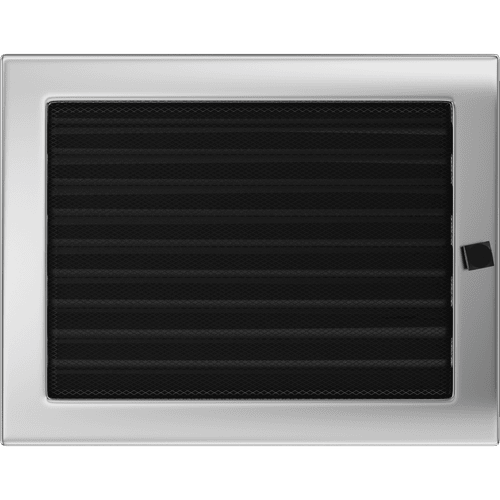 Capac de aerisire 22x30 nichelat - placat cu jaluzele