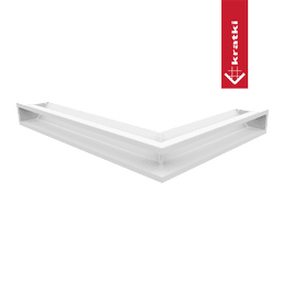 Ventildeksel LUFT hjørne venstre 76,6x54,7x9 hvit