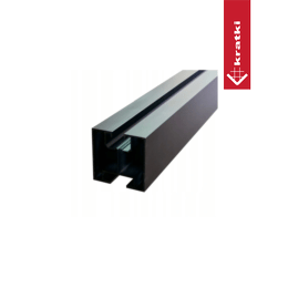Profil aluminiowy 222 cm czarny