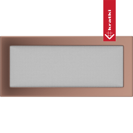 Ventilasjonsdeksel 17x37 galvanisk kobber
