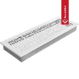 Ventiliacijos dangtis ABC 17x49 baltas