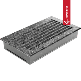 Poklopac za ventilaciju FRESH 17x30 crna i srebrna