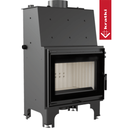 Kominek z płaszczem 10 kW Ø 200 podwójna szyba