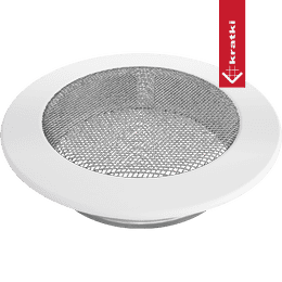 Ventildeksel rund Ø 150 hvit