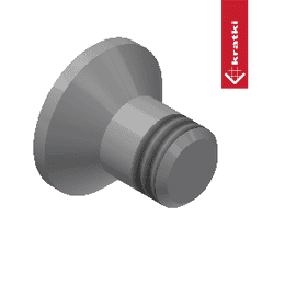 Śruba imbus z łbem stożkowym M5x8 DIN 7991 kl. 10.9 jm 100 szt.