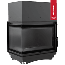 Insert de cheminée à eau KRATKI ZUZIA DECO Gauche 12 kW Ø 200