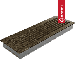 Lüftungsgitter FRESH 17x49 schwarz und gold