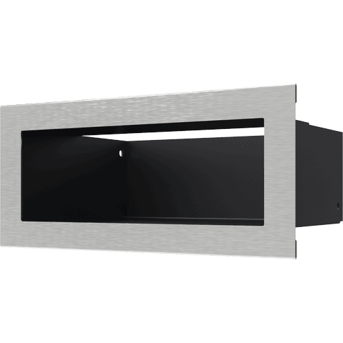 Вентиляционная решетка LUFT 90x200 мм - серебристая
