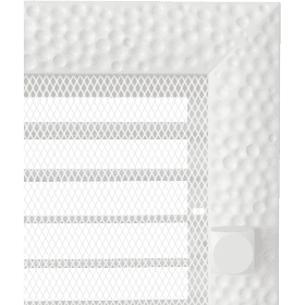 Rejilla de ventilación VENUS 22x45 blanco con persianas