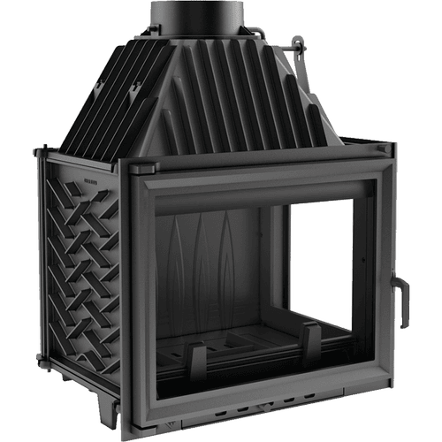 Semineu din fonta ZUZIA dreapta 15 kW Ø 200