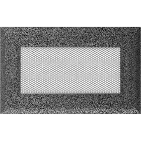 Kratka kominkowa Oskar 11x17 czarno-srebrna
