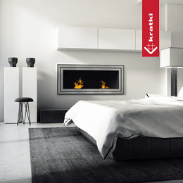 Wall mounted Bioethanol fireplace JULIET 1500 TÜV