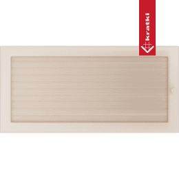 Vent Cover 22x45 cream with blinds