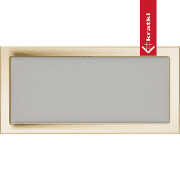 Ventilatiedeksel 22x45 goudverguld