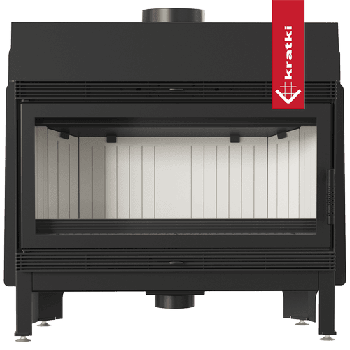 Steel fireplace KRATKI BLANKA 16 kW Ø 200