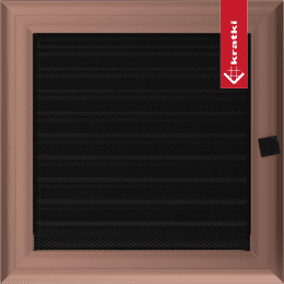 Lüftungsgitter Oskar 22x22 Kupfer Jalousie