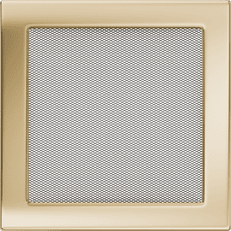 Pokrov za prezračevanje 22x22 pozlačen