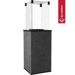 Patio Gas Heater Patio Mini Quartz Sinter Base Panel Blend Nero automatic 8,2 kW