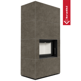 Modulaarinen takka KRATKI FLOKI BOX 8 kW Ø 160 kvartsisintteri FOKOS PIOKRATKI MBO